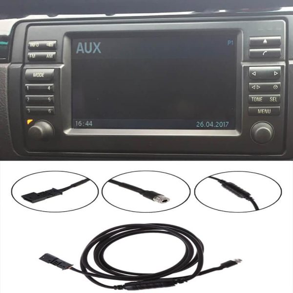 AUX-адаптер кабель для BMW з радіомодулем BM54 16:9 E39 E46 E53 X5