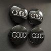Ковпачки/заглушки на диски audi (59/56/7) 4B0601170 (чорні) - Зображення 3