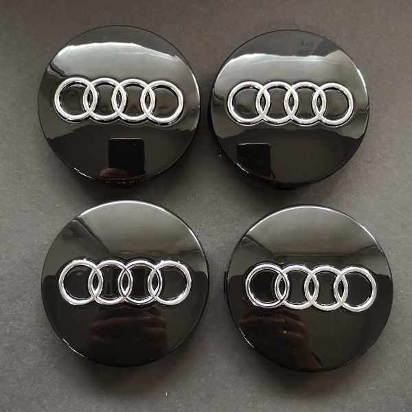 Ковпачки/заглушки на диски audi (59/56/7) 4B0601170 (чорні)