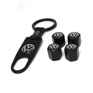 Компект ковпачків на ніпель VW (чорні)