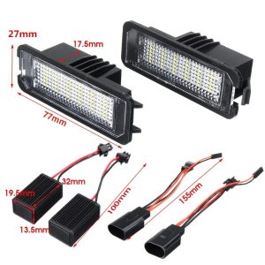 LED-підсвітка номера VW Golf Passat Polo Amarok Seat Skoda