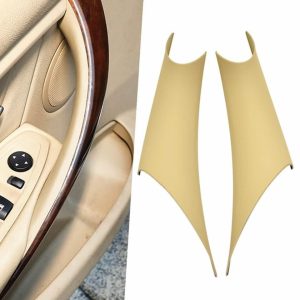 Комплект накладок на внутрішення ручки дверей bmw f30 f31 f32 f33 f34 f35 f80 (бежеві)