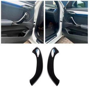 Комплект внутрішніх ручок дверей bmw X1 f48 x2 f49 (чорний глянець)