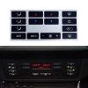 Вінілові наклейки на клімат-контроль bmw e39 e53 - Зображення 3