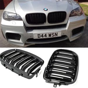 Решітка радіатора (ніздрі) bmw бмв х5 е70 х6 е71 (2007-2014)
